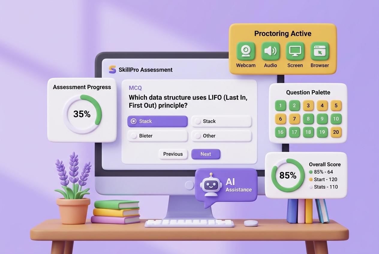 SkillPro AI-Powered Candidate Assessment Platform